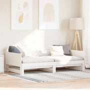 Letto Giorno Estraibile Bianco 203,5 x 184 x 56,5 cm