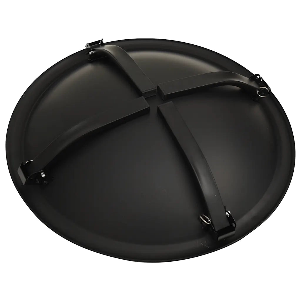 Braciere e Barbecue 2 in 1 con Attizzatoio 56x56x49 cm Acciaio CFW6624601