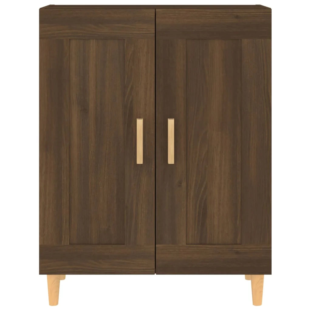 Buffet credenza cassettiera armadio mobile contenitore organizer per cucina soggiorno salotto 69,5 x 34 x 90 cm legno ingegnerizzato marrone 02_0031340