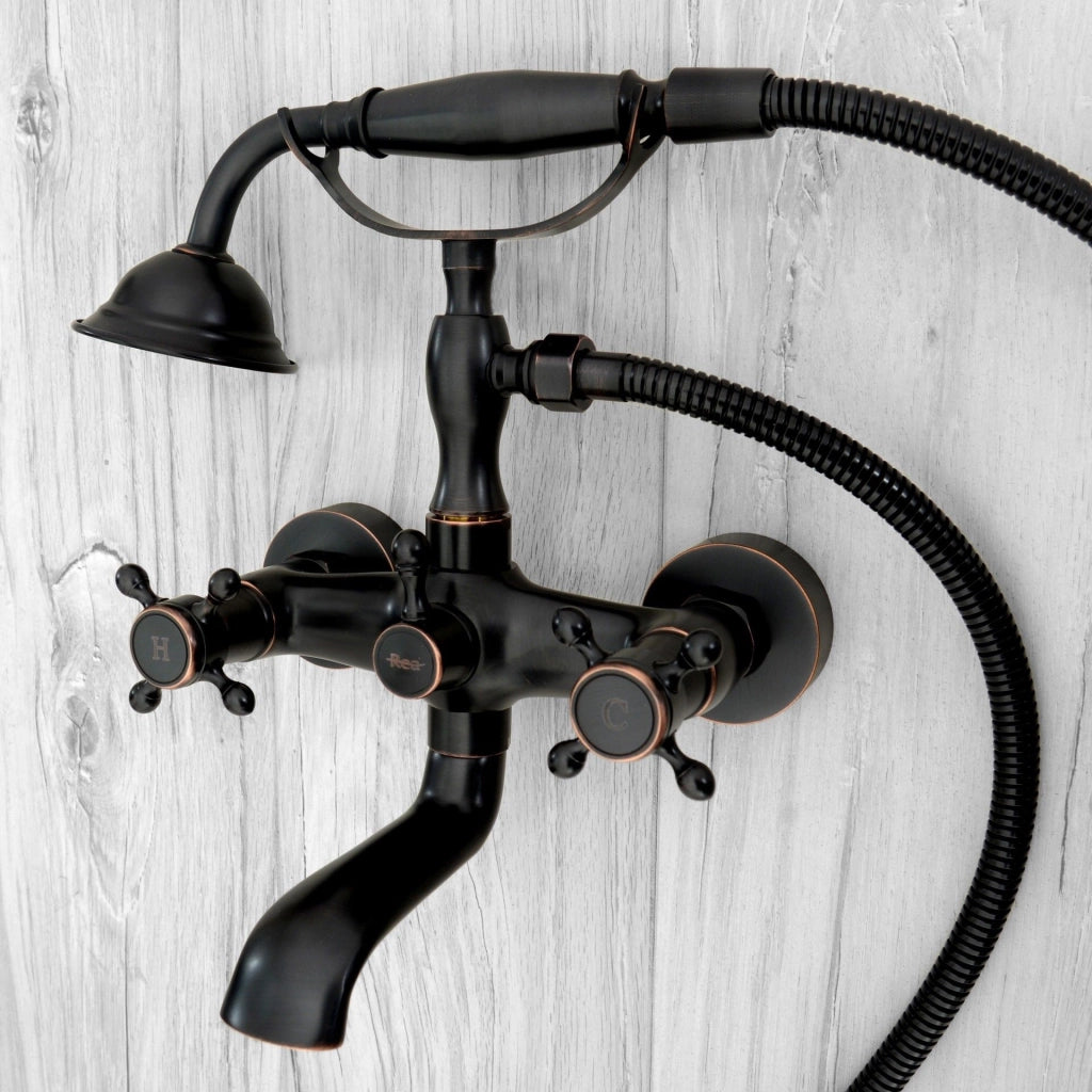 Rubinetto Da Vasca Rea Retro Old Black