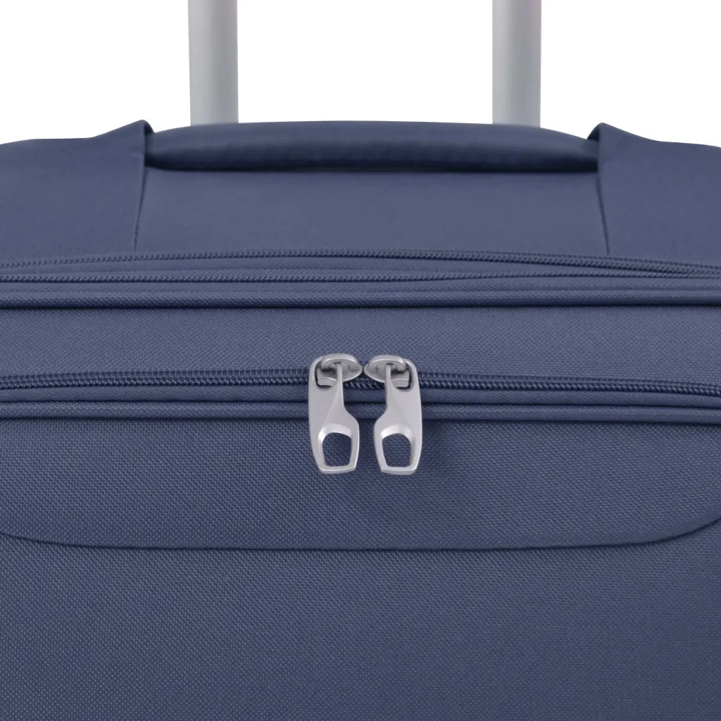 3 pz Set di Valigie Trolley Morbide Blu Marino CFW9943578