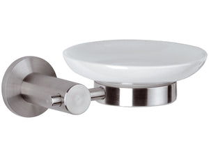 Portasapone in ceramica - serie minimal inox