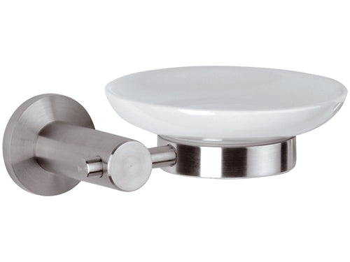 Portasapone in ceramica - serie minimal inox