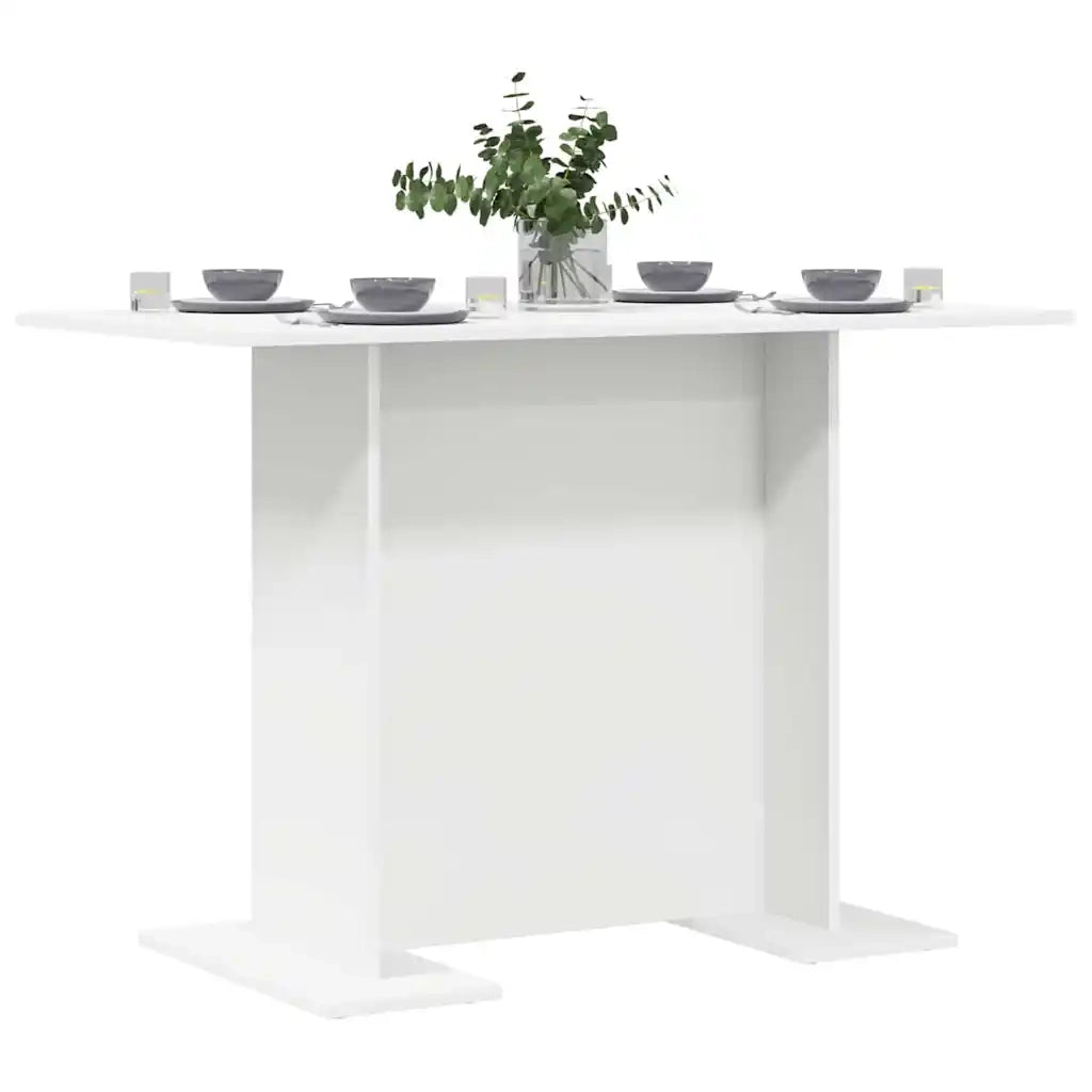 Tavolo da pranzo 110 x 60 x 75 cm Legno ingegnerizzato Bianco 863160