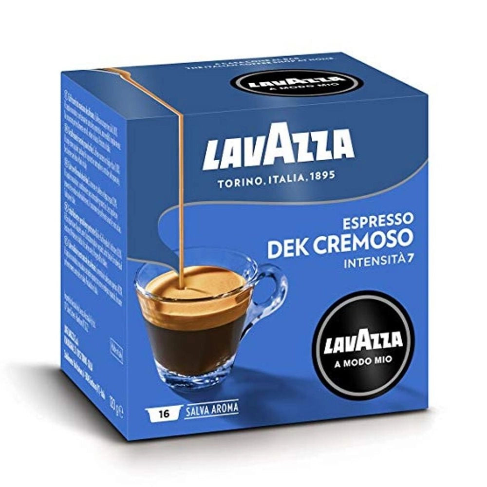 Lavazza capsule a modo mio dek cremoso 6 confezioni da 16 capsule ciasuna