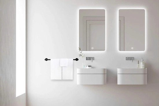 Manicotto per asciugamani in acciaio inossidabile - Nero - Supporto per asciugamani in bagno Manicotto per asciugamani Manicotto per asciugamani in acciaio inossidabile - Nero in acciaio inossidabile nero