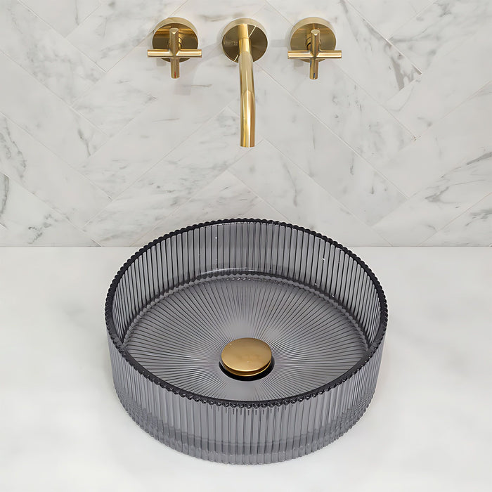 Lavabo Da Appoggio Rea Ingrid 35 Grey