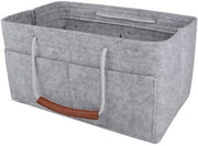 Organizzatore per borse a mano, organizzatore in velluto per borse tote con maniglia (grigio, L)