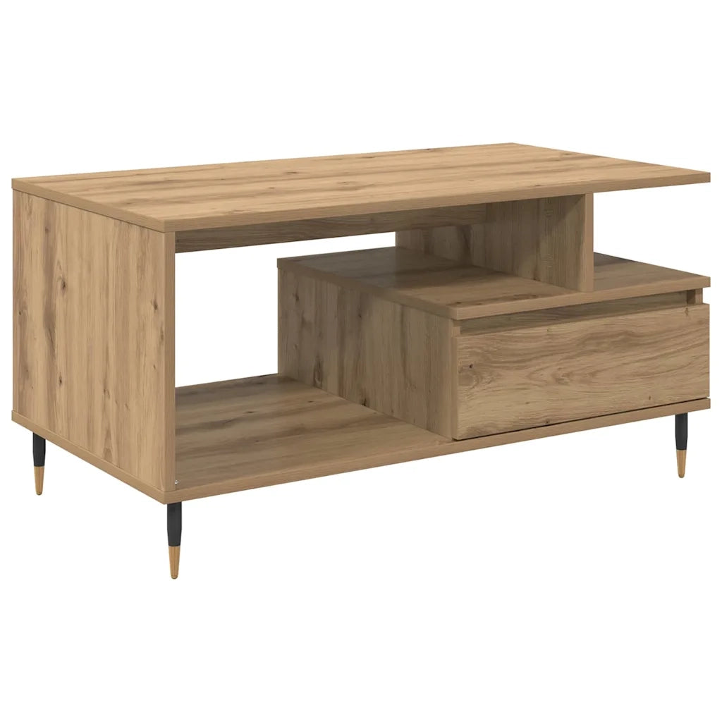 Tavolino da salotto Rovere artigianale 90 x 49 x 45 cm 882706