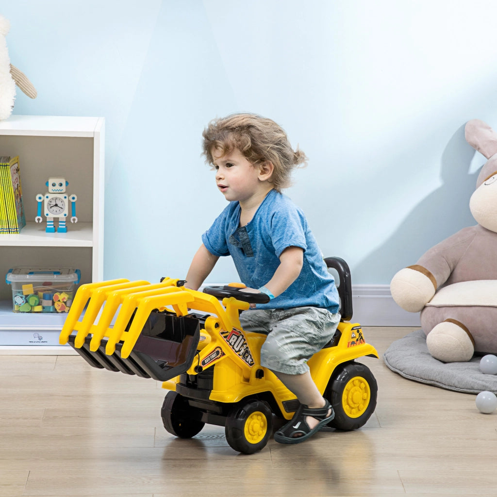 Casetta per Bambini con Suoni e Contenitore ¨C Zephmum ¨C 83x27x39 cm Giallo Nero