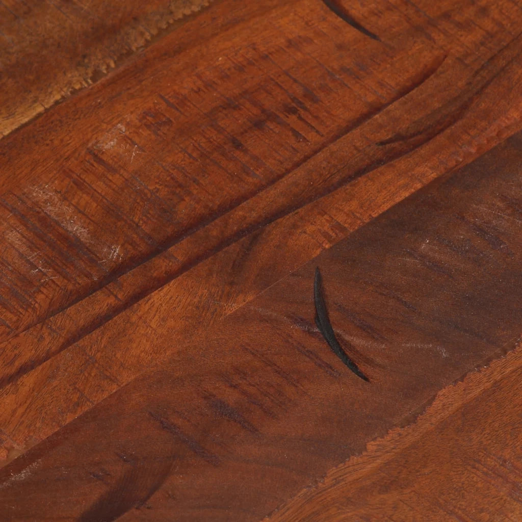 Piano per Tavolo Ã˜ 40x3,8 cm Rotondo Legno Massello di Recupero