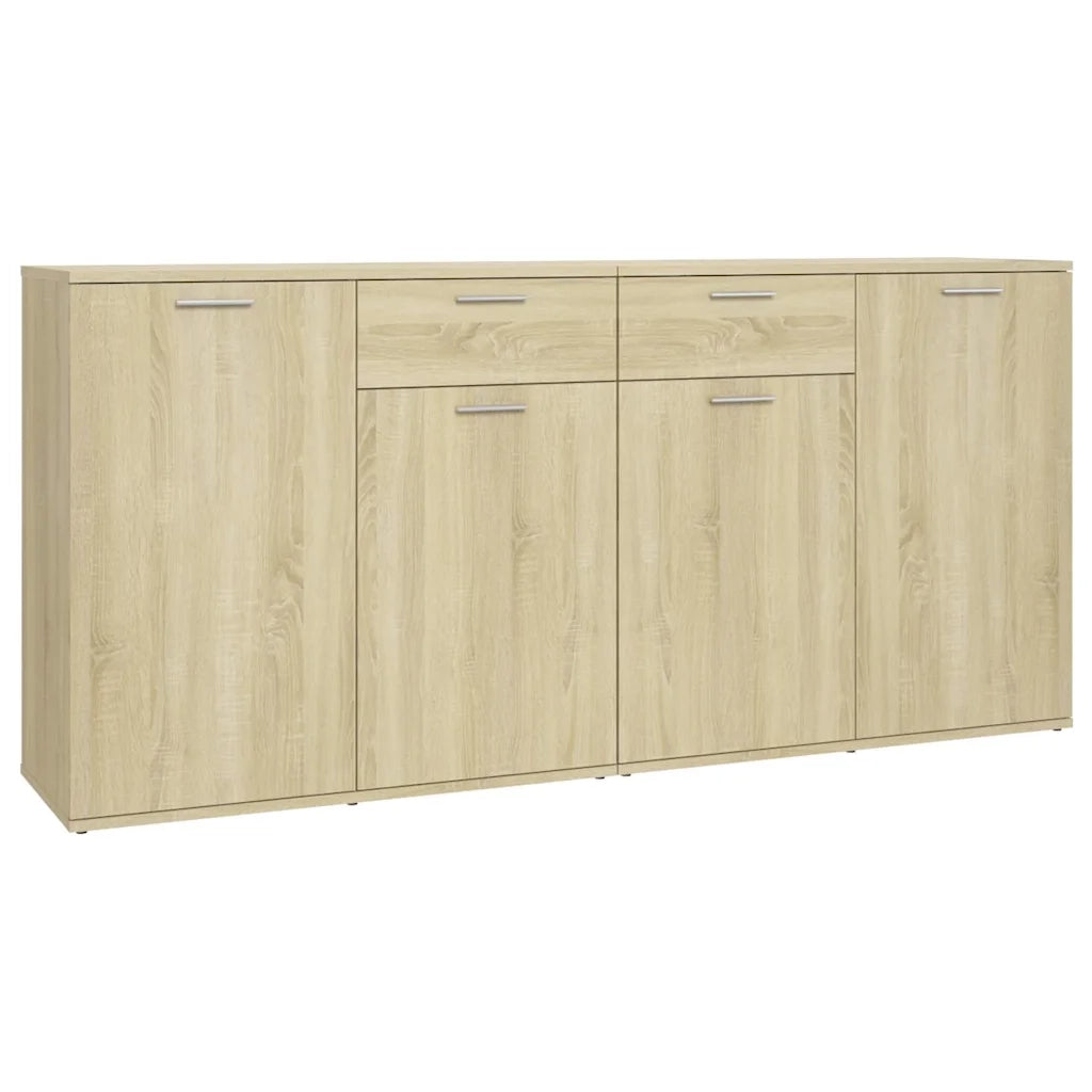 Credenza | Madia | Buffet da pranzo | Armadio da pranzo Rovere Sonoma 160x36x75 cm in Legno Multistrato