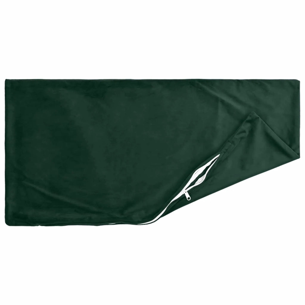 Cuscino con cuscino HEERLEN 2 pz Verde Scuro Velluto 927704