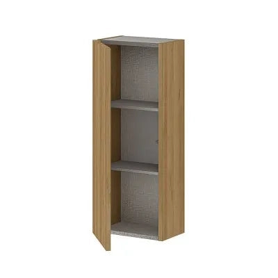 Colonna bagno sospesa H 75 cm rovere miele con tre ripiani Master