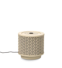 Fontana con Led Ø25x23 cm in Metallo Akira Beige