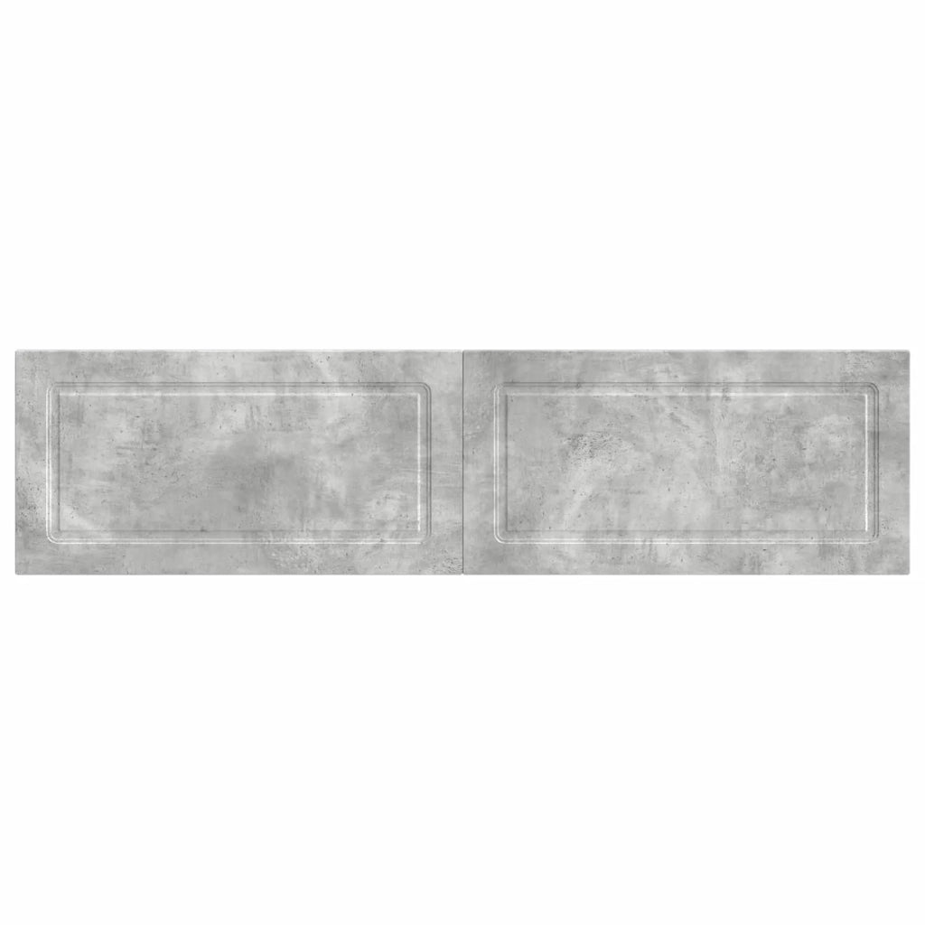 Testiera da Muro UTRECHT Grigio Cemento Legno ingegnerizzato 897808