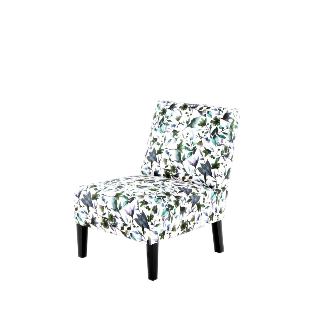 Poltrona design Indira 210 Flower con stampa floreale