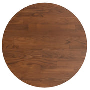 Piano Tavolo | Superficie Tavolo | Piano Scrivania Rotondo Marrone Scuro ?30x1,5 cm Rovere Trattato