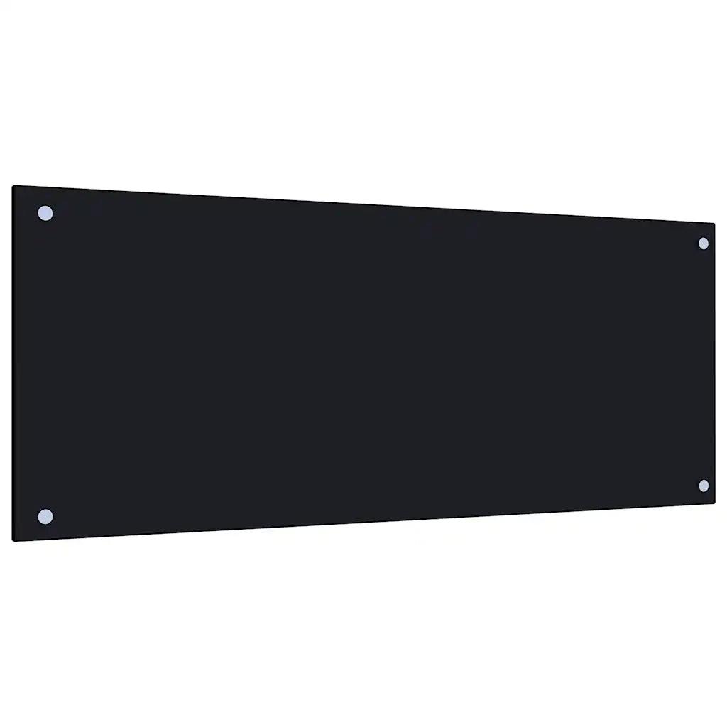 Paraschizzi per Cucina Nero 100x40 cm in Vetro Temperato 249490