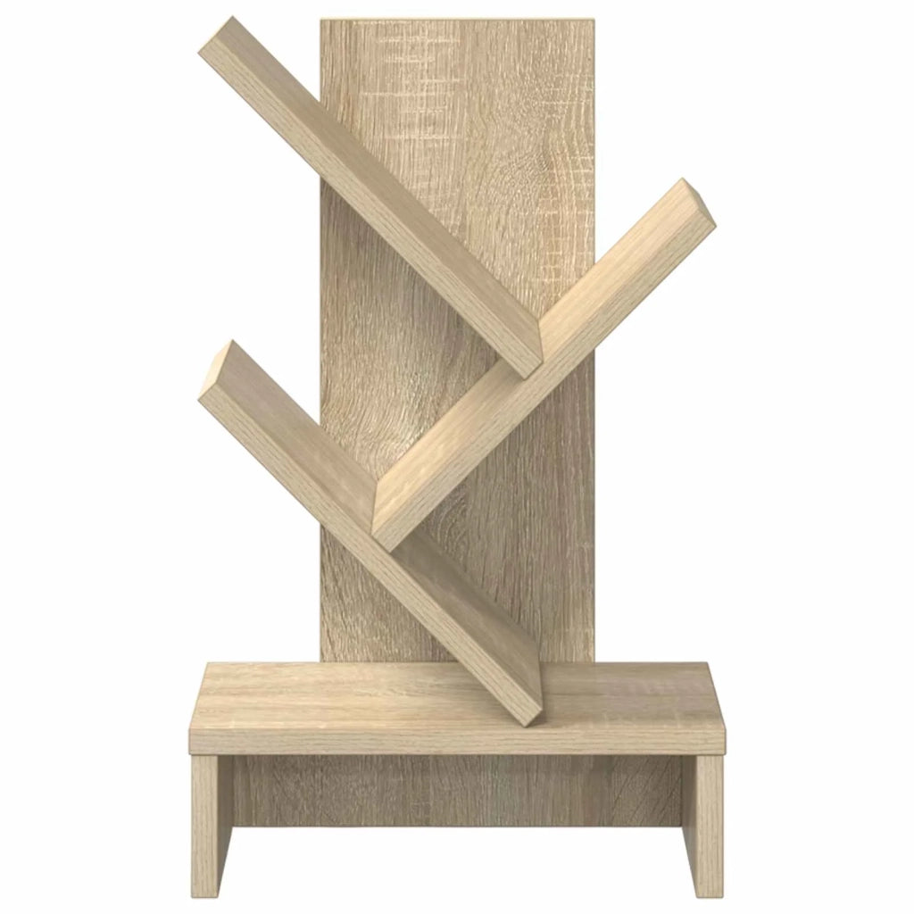 Scaffale per Libri a Forma di Albero 3 Strati 30 x 18 x 48 cm 8012358