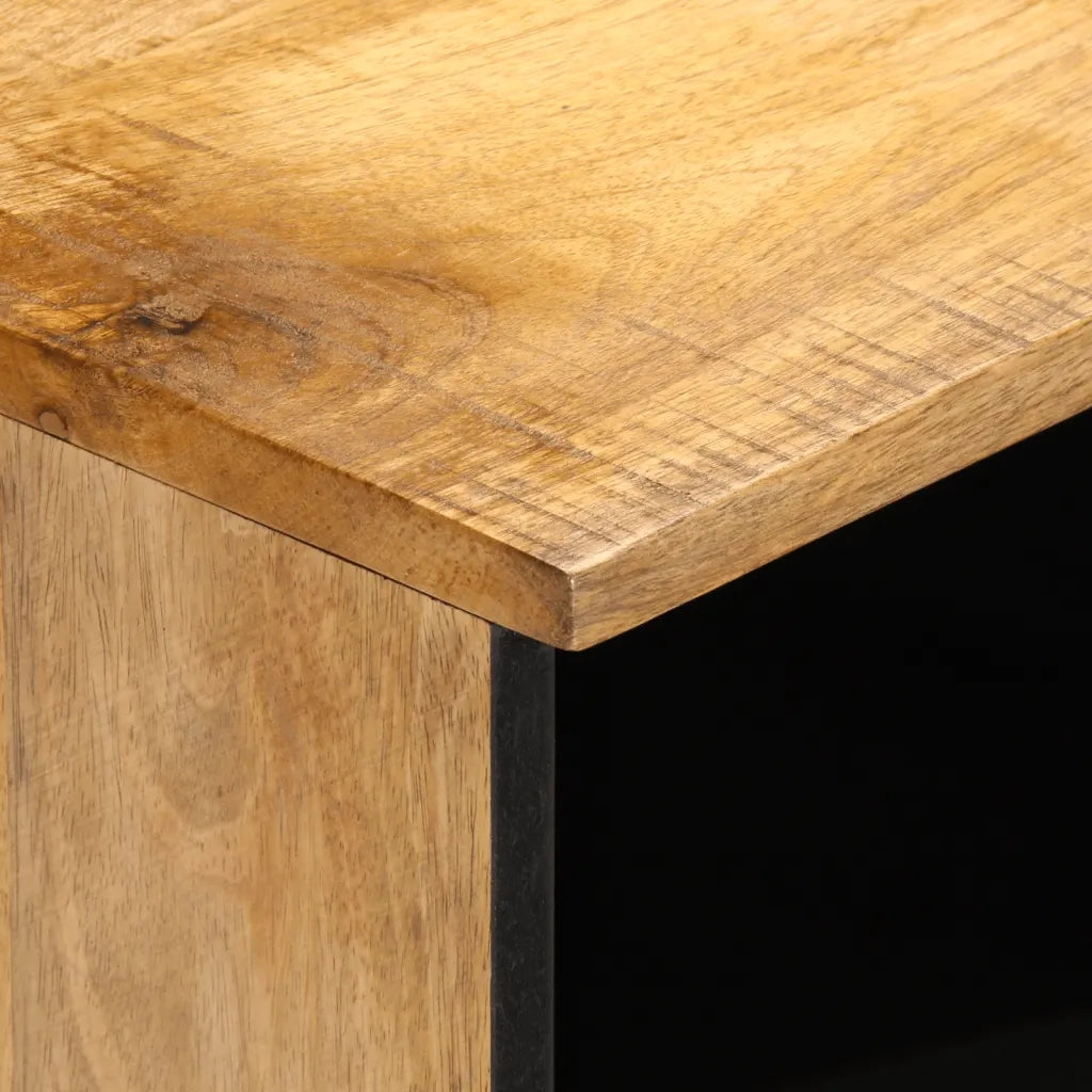 Comodini 2pz 40x34x46 cm in Legno Massello di Mango 377467