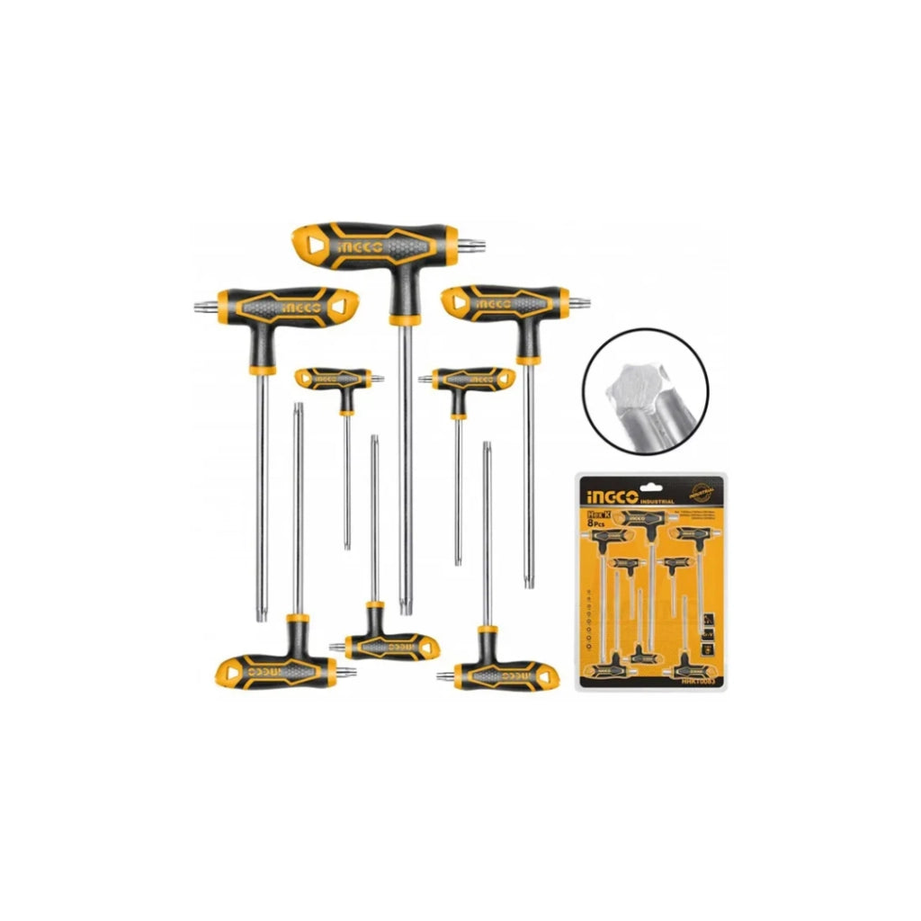 SET 8 CHIAVI TORX A T INGCO HHKT8083