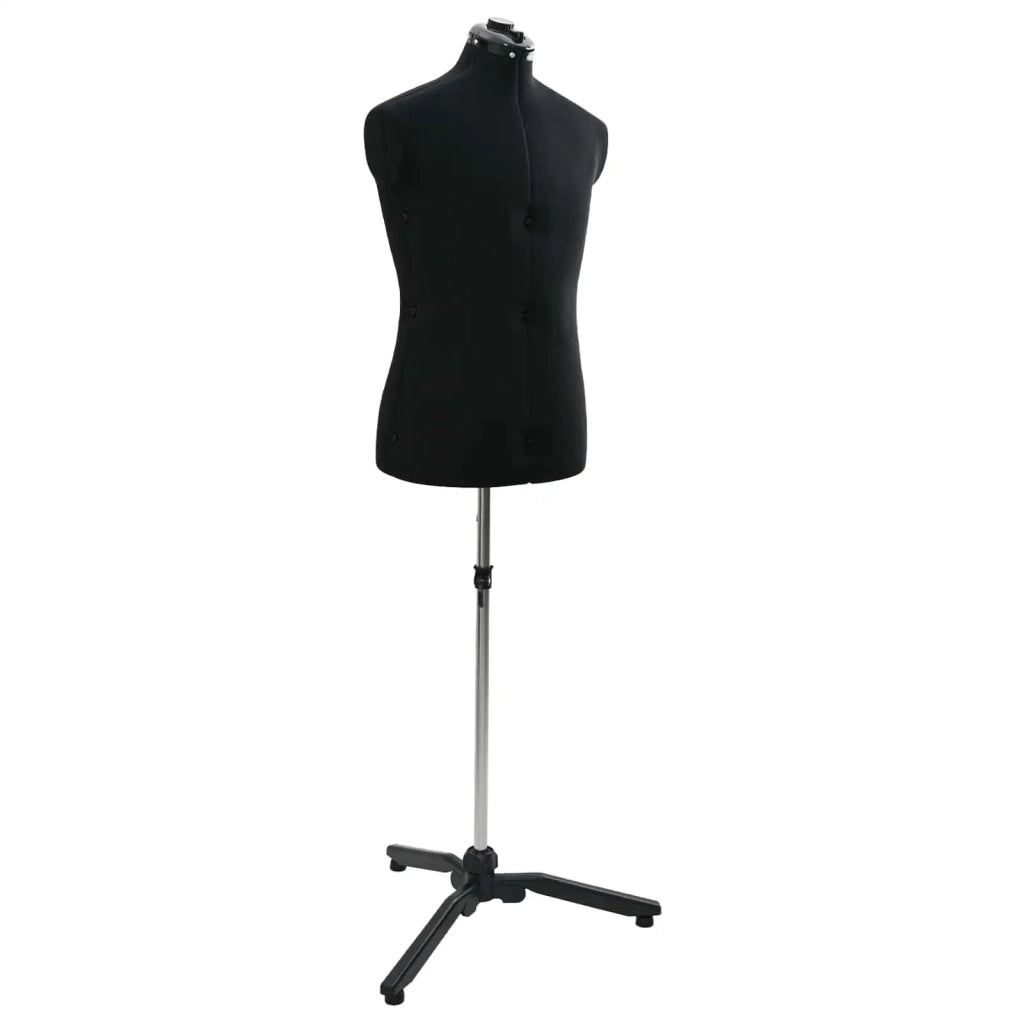 Manichino regolabile maschile Nero 37.5-45.5 pollici Tessuto CFW5994013