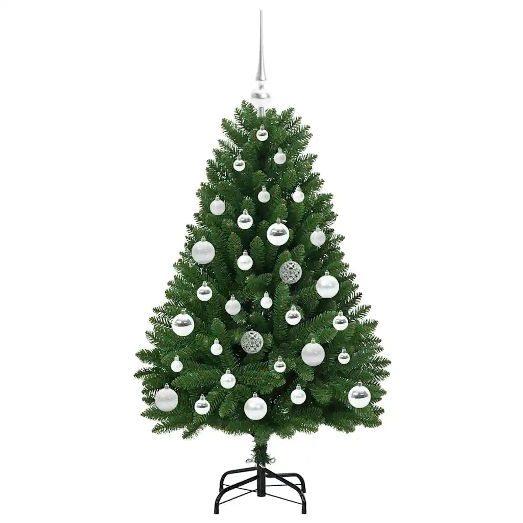 Albero di Natale | Decorazioni natalizie artificiale Verde 120 cm PVC e Metallo