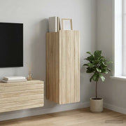 Mobiletto a muro Rovere Sonoma 33 x 34,5 x 94 cm 898247