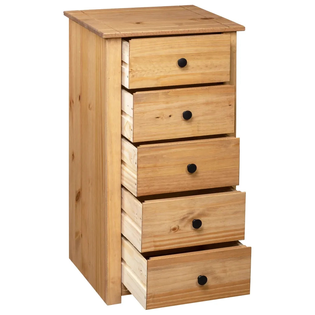 Credenza-Buffet-Armadio da cucina 46x40x89 cm in Legno Massello di Pino Panama Range