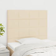 Testiera Crema 100x5x118/128 cm Tessuto 3116327