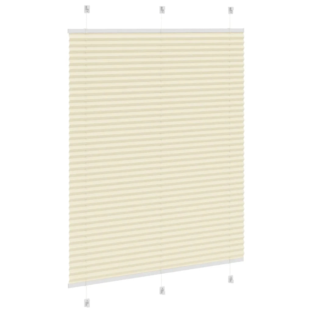 Tenda Plissettata Crema 105x150 cm Larghezza Tessuto 104,4 cm 4015297