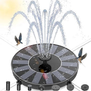 Pompa fontane solare per esterni con 6 effetti - pompa idraulica galleggiante - giochi d'acqua per giardini - laghi - vasche per uccelli - contenitore per pesci