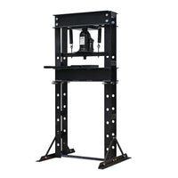 Pressa idraulica da officina, forza di pressatura 30 t, altezza regolabile, Pressa a telaio