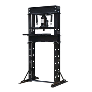 Pressa idraulica da officina, forza di pressatura 30 t, altezza regolabile, Pressa a telaio