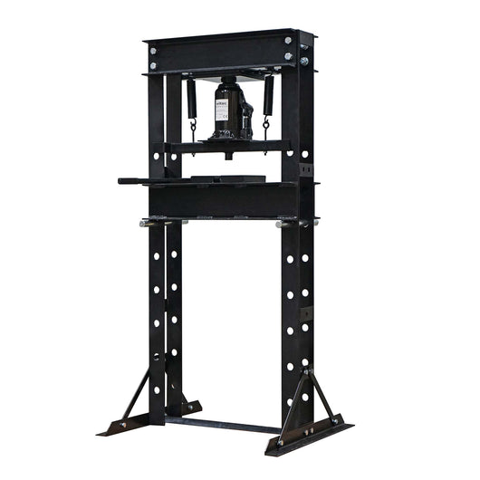 Pressa idraulica da officina, forza di pressatura 30 t, altezza regolabile, Pressa a telaio