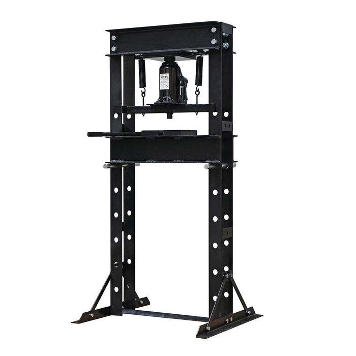 Pressa idraulica da officina, forza di pressatura 30 t, altezza regolabile, Pressa a telaio