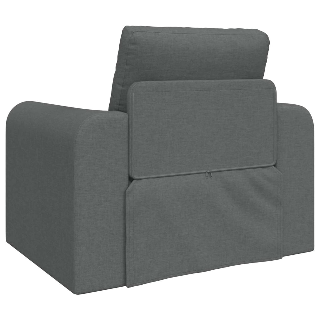 Divano letto Grigio scuro 98 x 71 x 83 cm Tessuto 4106656