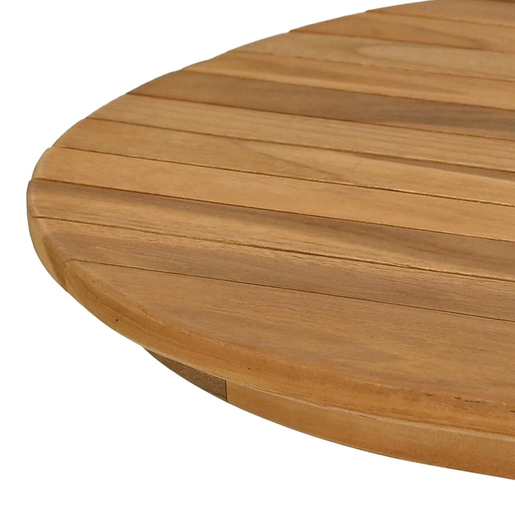 Piano del tavolo 110 x 55 x 3,5 cm Ovale Legno di teak solido 42033163