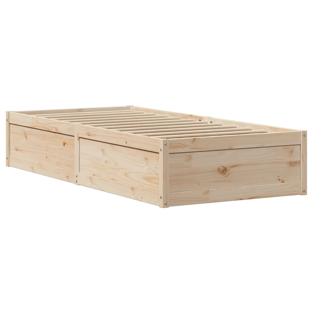 Letto senza Materasso 90x190 cm in Legno Massello di Pino 3323476
