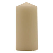 Trade Shop - Set 12pz Candela Crema Forma Cilindrica 150x70mm Decorazioni Interni Centrotavola 032388 -