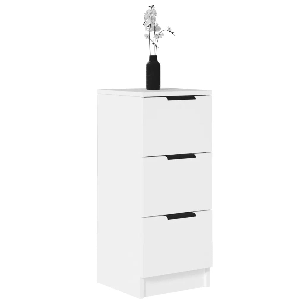 Credenza Bianca 30x30x70 cm in Legno Multistrato 811151