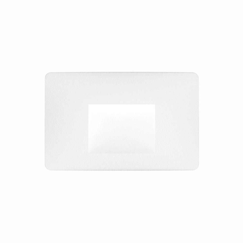 Beneito & Faure - Luce da incasso segnapasso LED Mis Sq Wall 3W - Segnapasso da parete squadrato IP65 Switch 2700K/3200K/4000K - Bianco