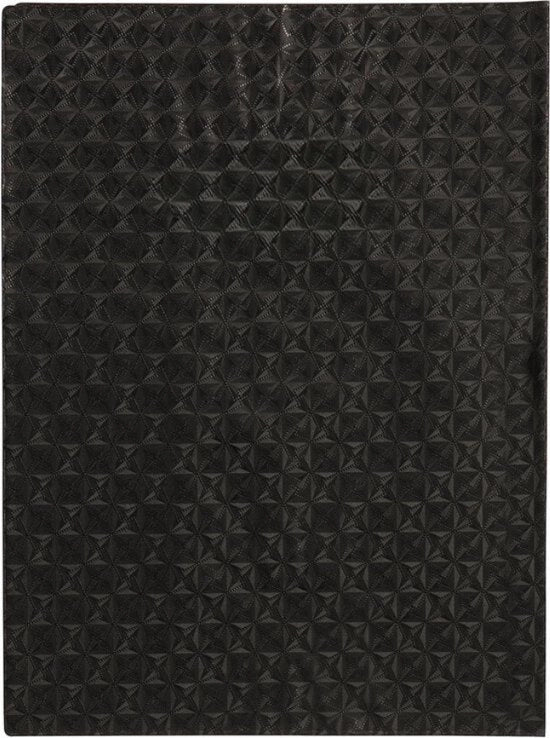 Protezione per libri con nervi in diamante nero - formato A4 - 21x297 cm - 18/100e - PVC - contenitore per carte flessibile librerie
