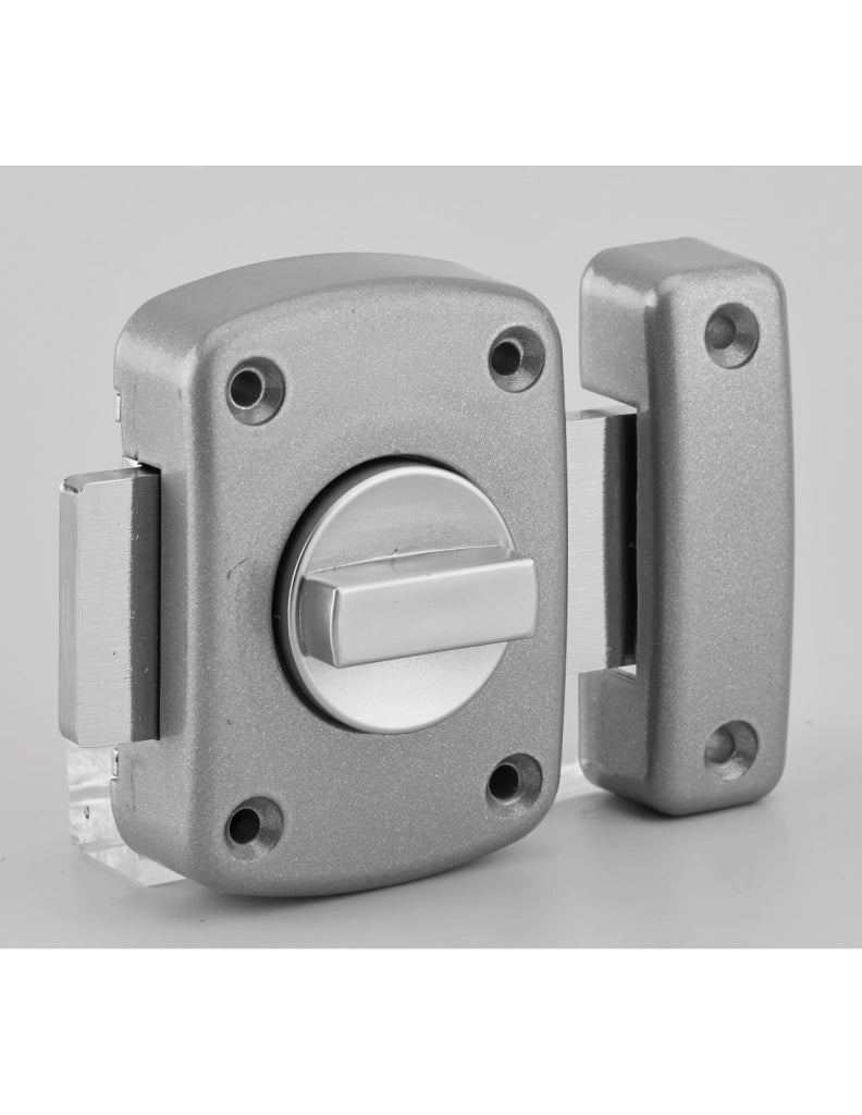 Chiavistello con pomolo Concorde per porta, 50 mm, acciaio, cromo brillante – THIRARD
