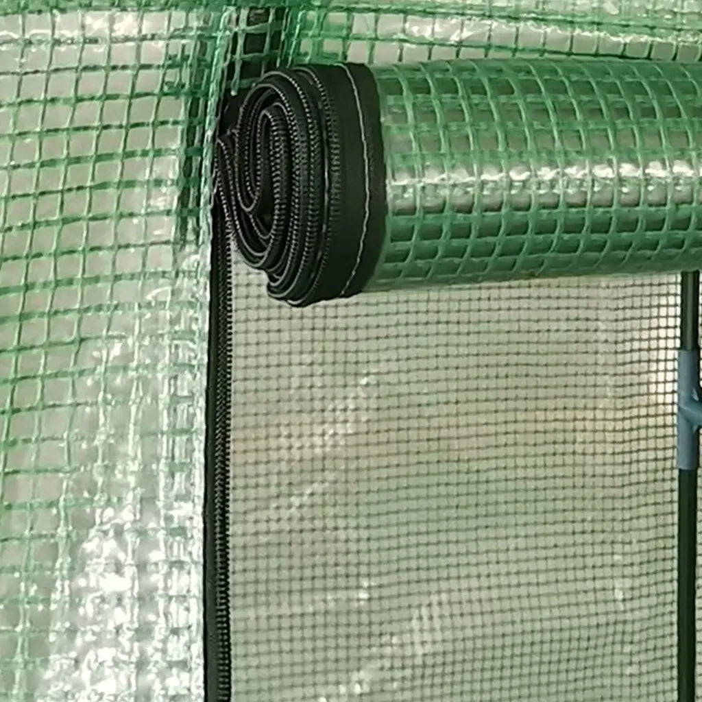 Serra con Struttura in Acciaio 0,5 m² 1x0,5x1,9 m 48168