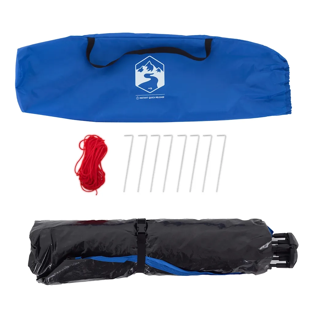 Tenda da Spiaggia 2Persone Azzurro Rilascio Rapido Impermeabile 4005296
