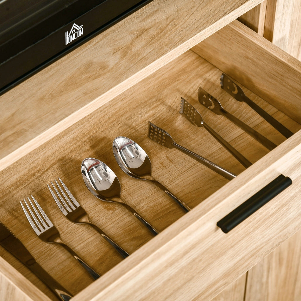 Mobile cucina contenitore ¨C Xylo ¨C 4 vani 3 ante 1 cassetto passacavi 166cm