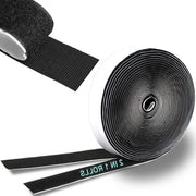 Nastro adesivo autoadesivo riciclabile 5 m x 20 mm per artigianato - nero
