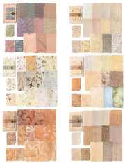 Papier per Collage - Papier Leggero - Gettexturizzato - Carta per Bambini - 168 Pezzi - Resistente e Forte - Tecnologia di Embossing